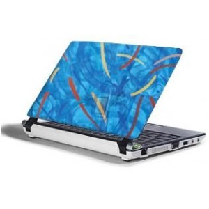 Polepová ochranná fólie SkinWard pro notebooky s 15,4'' širokoúhlým displejem, motiv Modrý potisk