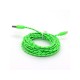 NYLON USB Lightning kabel pro Apple iPhone 5, zelený