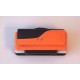 Kožené opaskové pouzdro pro Sony-Sricsson K700, černá-oranžová