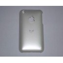 Zadní kryt Back Case s lesklým povrchem pro iPhone 3G, stříbrný